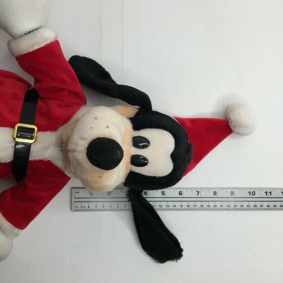 Disney Goofy Plush 18" Santa Claus Stuffed Toy Christmas Holiday Stuffie - Picture 9 of 9